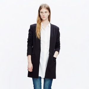 Madewell Venice Car Coat Blazer Dress
